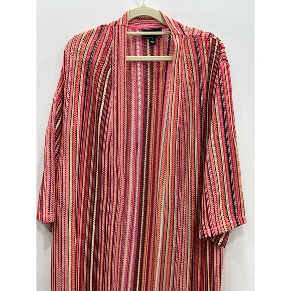 G by Giuliana Black Label‎ Multicolor Crochet Lace Knit Cardigan Sweater Size S - Picture 5 of 9